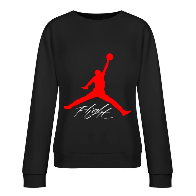 Jumpman Basketball Logo Female Pullover Sweatshirt