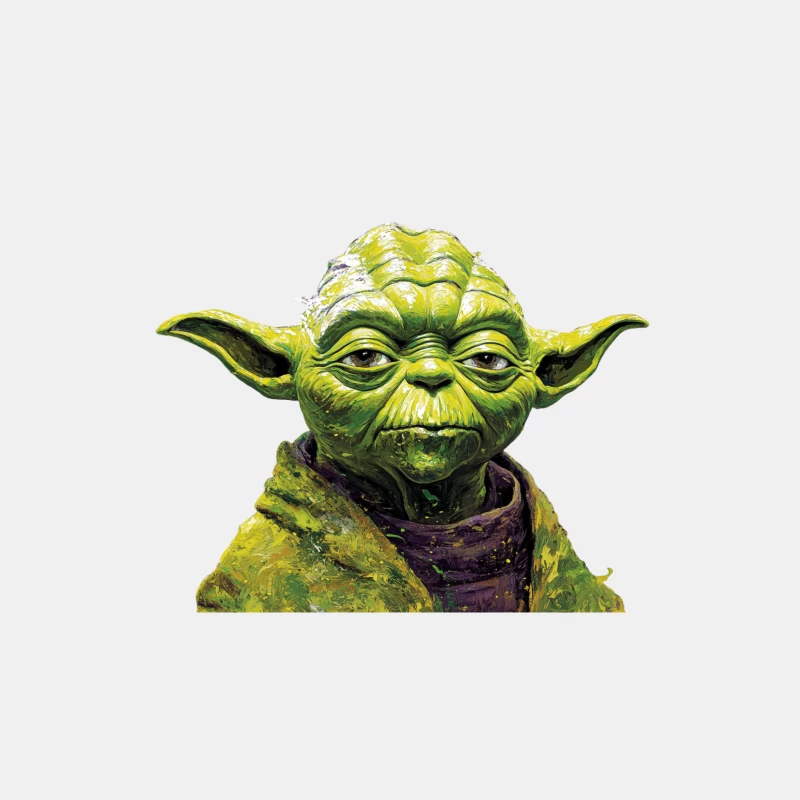 Iconic Green Alien Jedi Master from Star Wars Male Tank Top