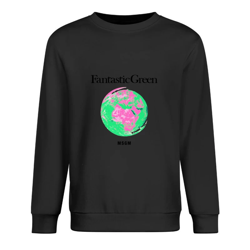 Bunte Erde Illustration Herren Pullover Sweatshirt