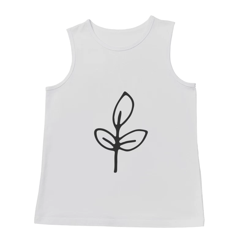 Illustration de plante minimaliste Homme Débardeur