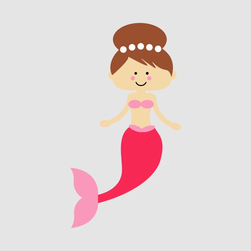 Illustration de sirène adorable Femme Sweat à capuche