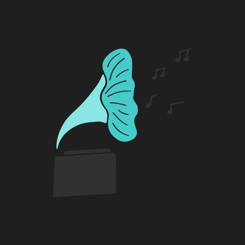 Gramophone vintage avec notes musicales Homme Débardeur