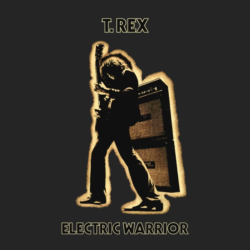 T.Rex 'Electric Warrior' Classic Rock Album Cover Silhouette Female Pullover Sweatshirt