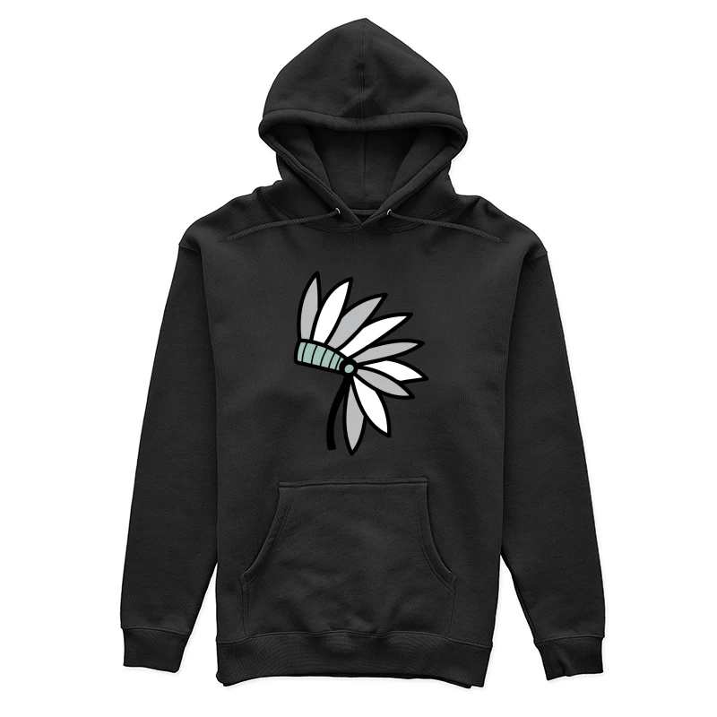 Coiffe à plumes stylisée Femme Sweat à capuche