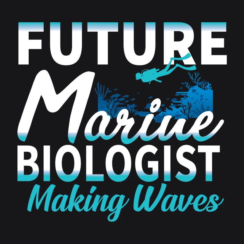 Futur biologiste marin: faire des vagues Femme Sweat à capuche