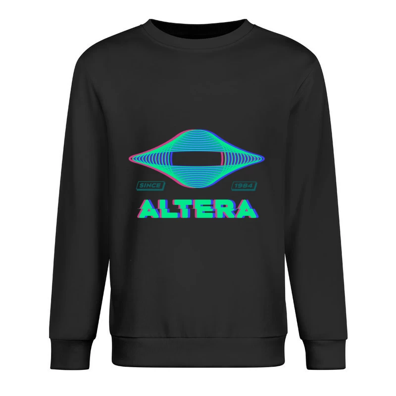 Altera Logo mit neonfarbenem Design Herren Pullover Sweatshirt