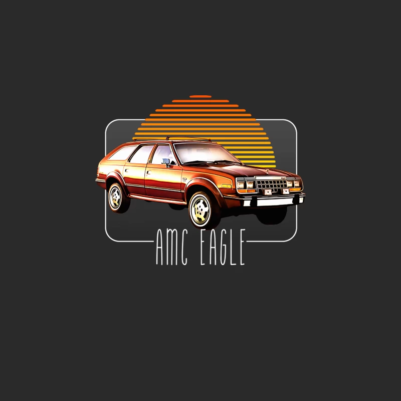 AMC Eagle  Retro Classic Car Lover Design Baseball Cap