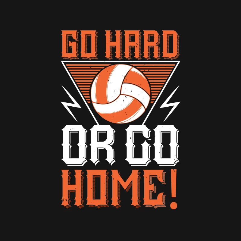 Motivation Volley-ball: Jouer Dur ou Rentrer Femme T-Shirt