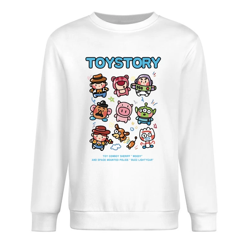Niedliche Toy Story Charakterillustration Herren Pullover Sweatshirt