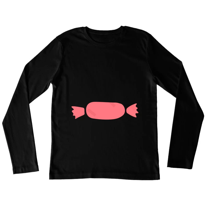 Bonbon rose illustré Femme Manches Longues T-Shirt