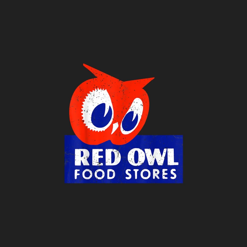 Vintage Red Owl Food Stores Logo Design Bucket Hat