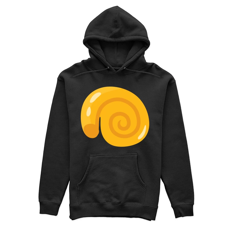 Coquillage doré en spirale Femme Sweat à capuche