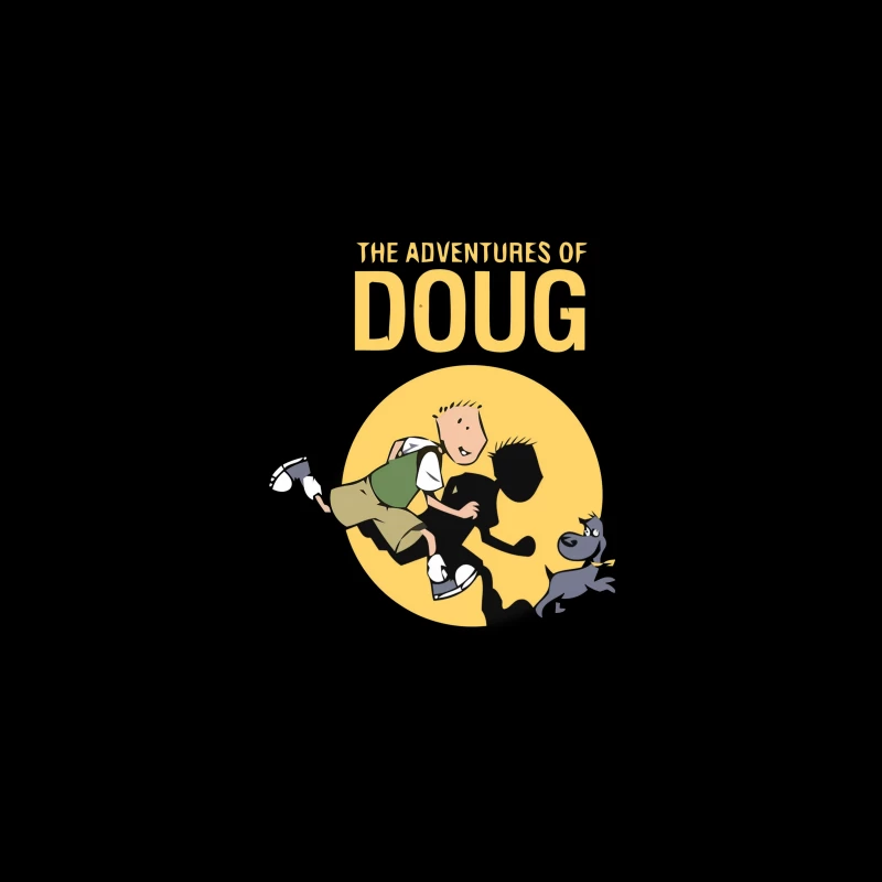 The Adventures of Doug - Classic 90s Animated Series Logo Desk Mat