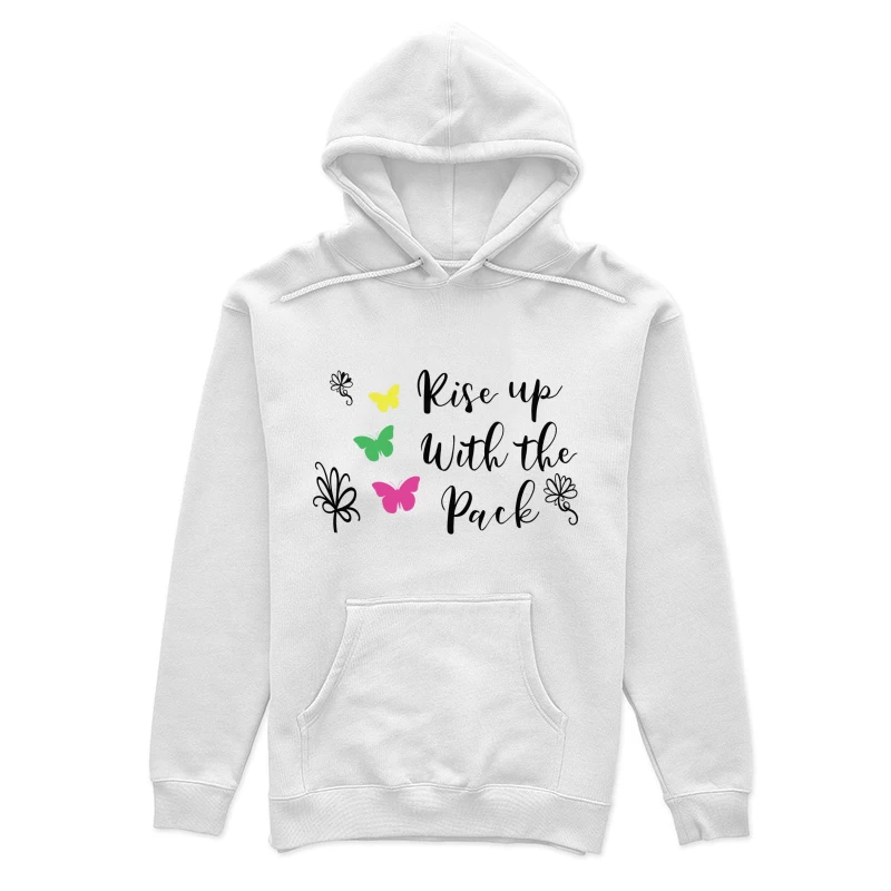 Inspirer avec des papillons colorés Femme Sweat à capuche