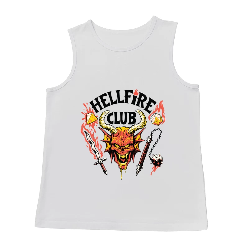 Hellfire Club Logo Design Male Tank Top