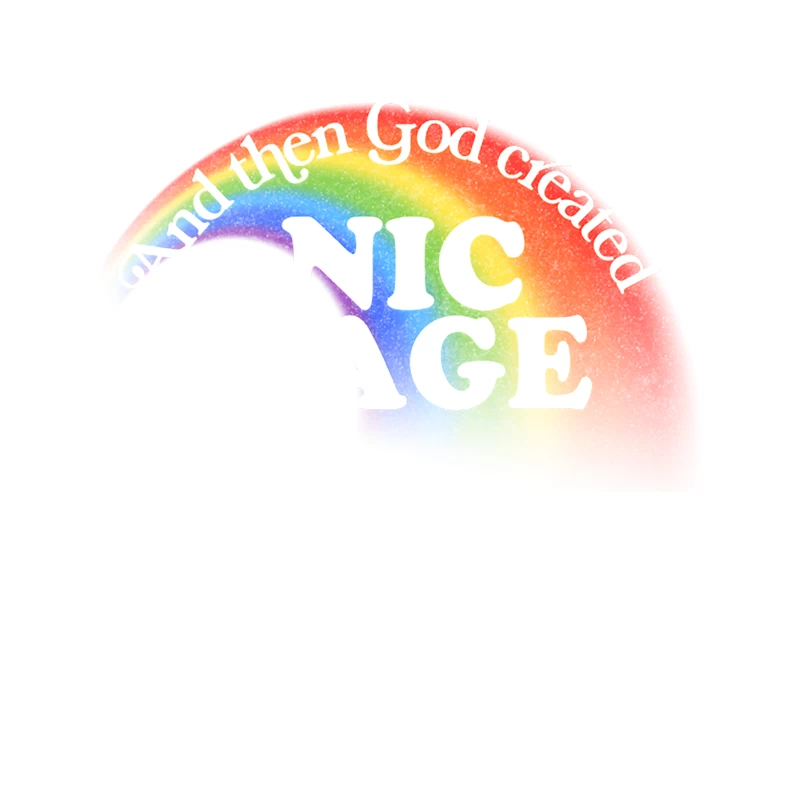 And Then God Created Nic Cage  Retro Fan Art Design Tapestry