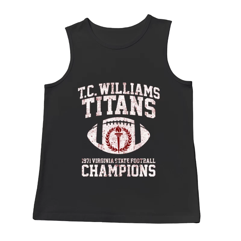T.C. Williams Titans 1971 Football Male Tank Top