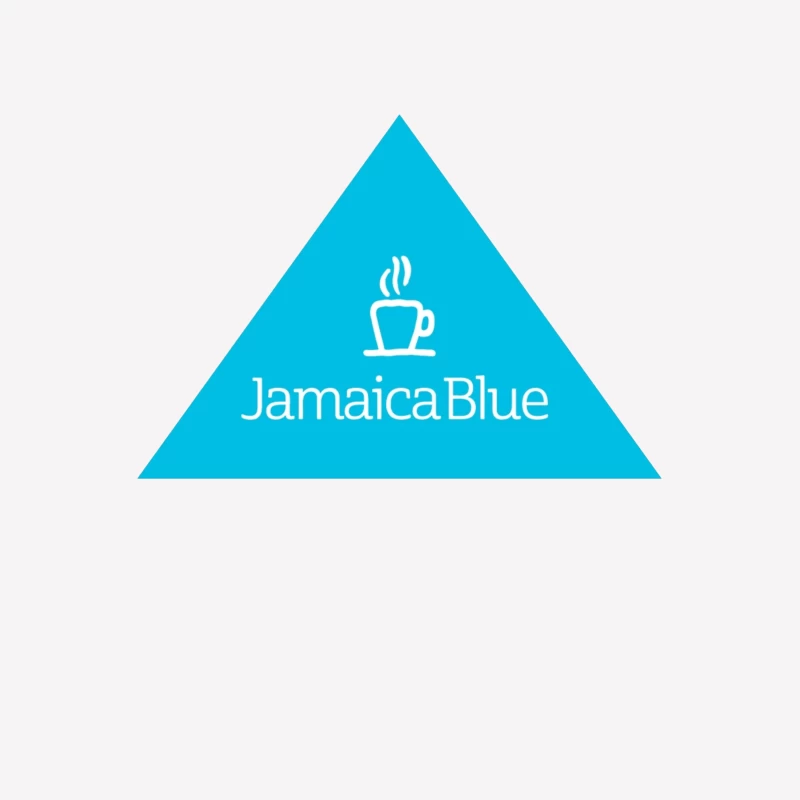 Jamaica Blue Coffee Brand Triangle Logo Female T-Shirt