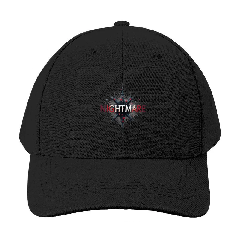 Nightmare Horror Graphic Design Baseball Cap