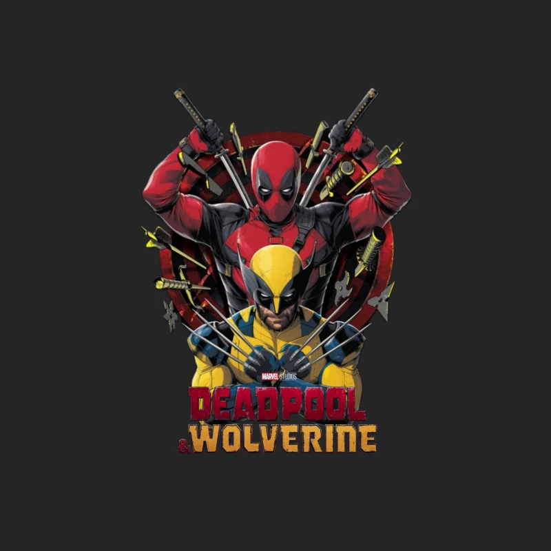 Deadpool and Wolverine Artwork Female Pullover Sweatshirt