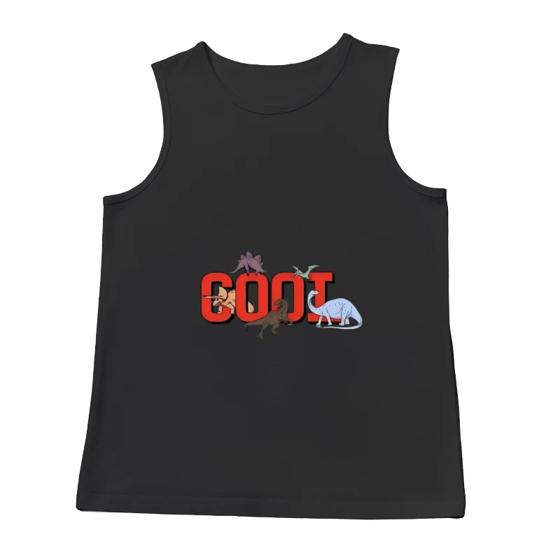 Coole Dinosaurier-Buchstaben Herren Tanktops