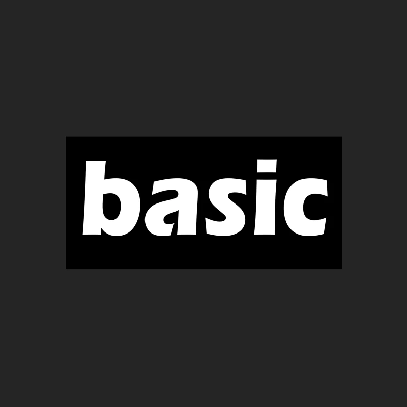 Basic Typography Design Male Pullover Sweatshirt