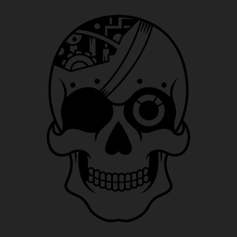 Tête de mort mécanique Homme Sweat-shirt à enfiler