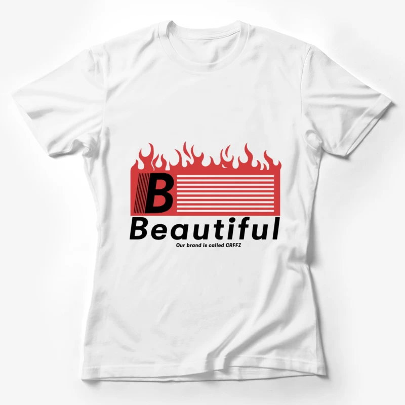 Feuriger Musik-Brand Damen T-Shirt