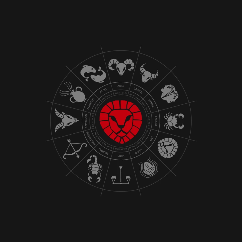 Leo Zodiac Mouse Pad