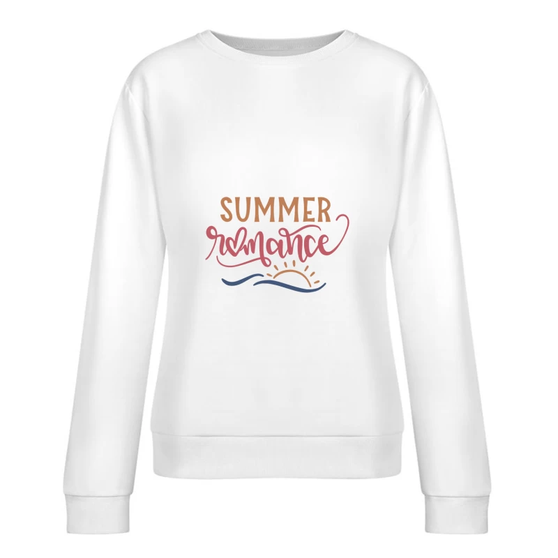 Été Romantique au Coucher du Soleil Femme Sweat-shirt à enfiler