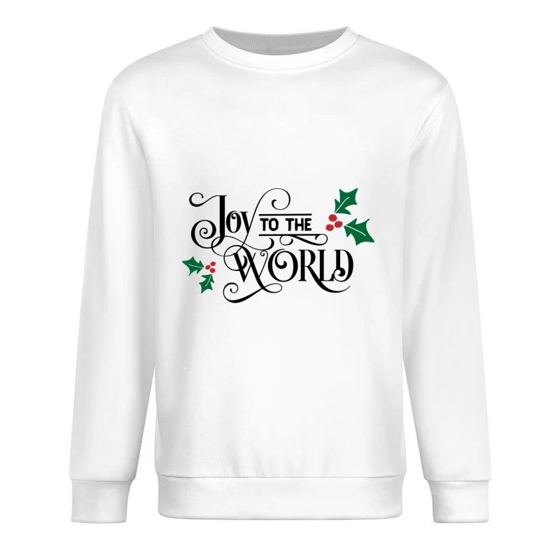 Joyeux Noël avec houx Homme Sweat-shirt à enfiler