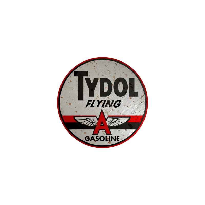 Vintage Tydol Flying A Gasoline Station Logo Sign iPhone Case