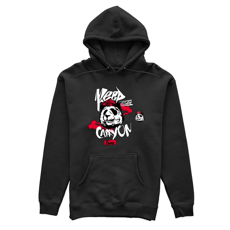 Panda-Design: Ruhe bewahren Damen Pullover Hoodie