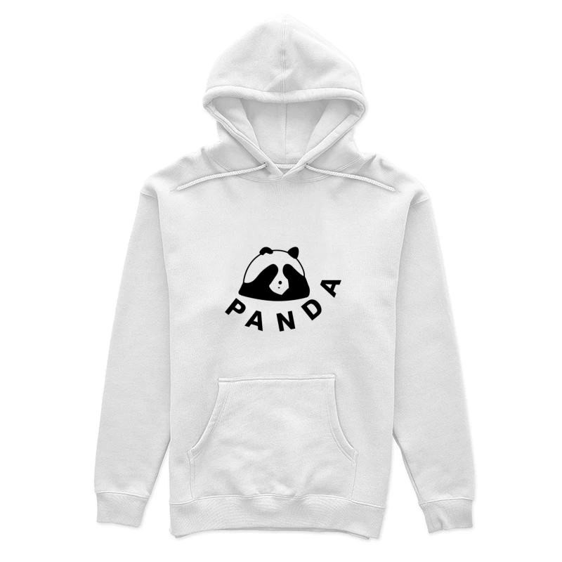 Panda Logo Design Damen Pullover Hoodie