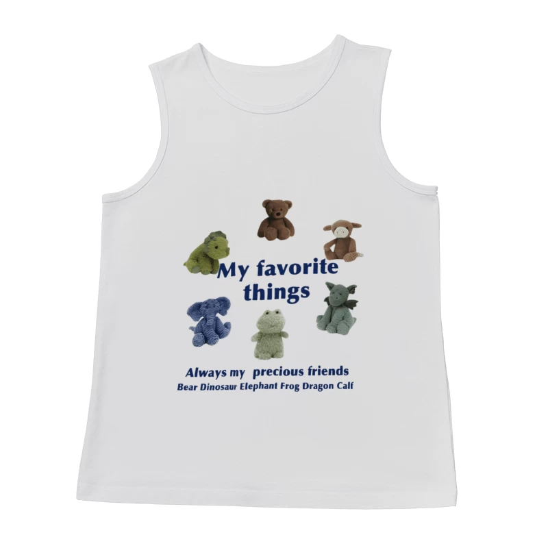 Süße Plüschtiere: Lieblingsfreunde Herren Tanktops