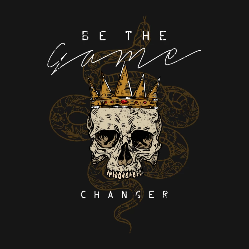 Crâne Couronné: Changeur de Jeu Homme T-Shirt