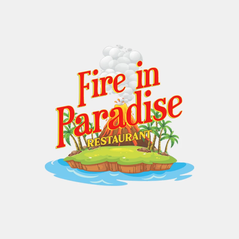 Fire in Paradise restaurant Male Tank Top