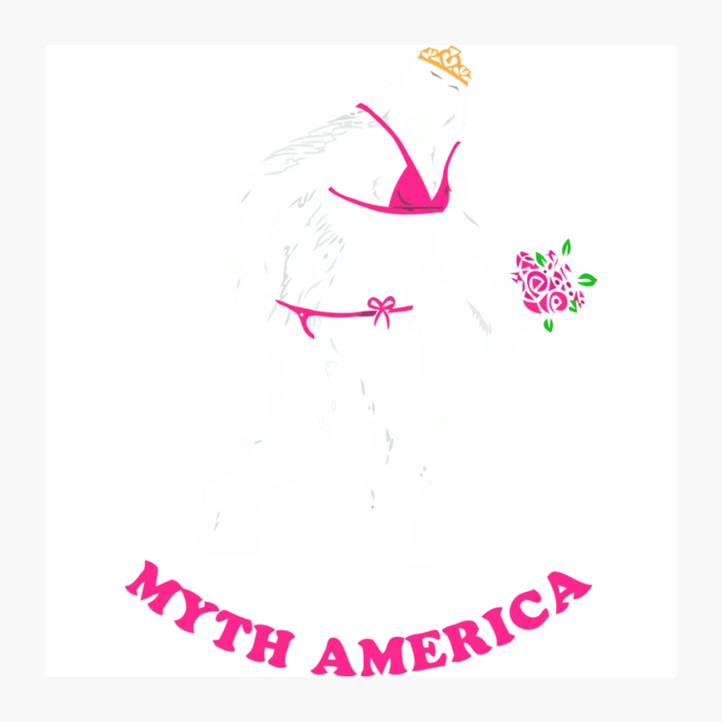 Miss America Beauty Pageant Illustration Pin
