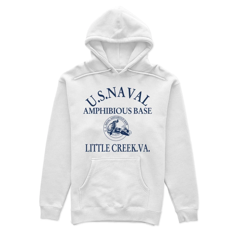 U.S. Naval Amphibious Base Little Creek Logo Damen Pullover Hoodie