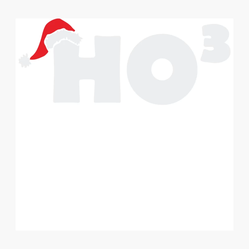 Ho Ho Ho Cubed Throw Pillow