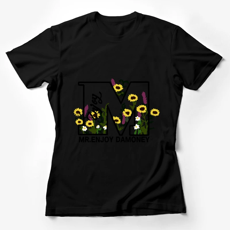 Blumenwiese mit Sonnenblumen Damen T-Shirt