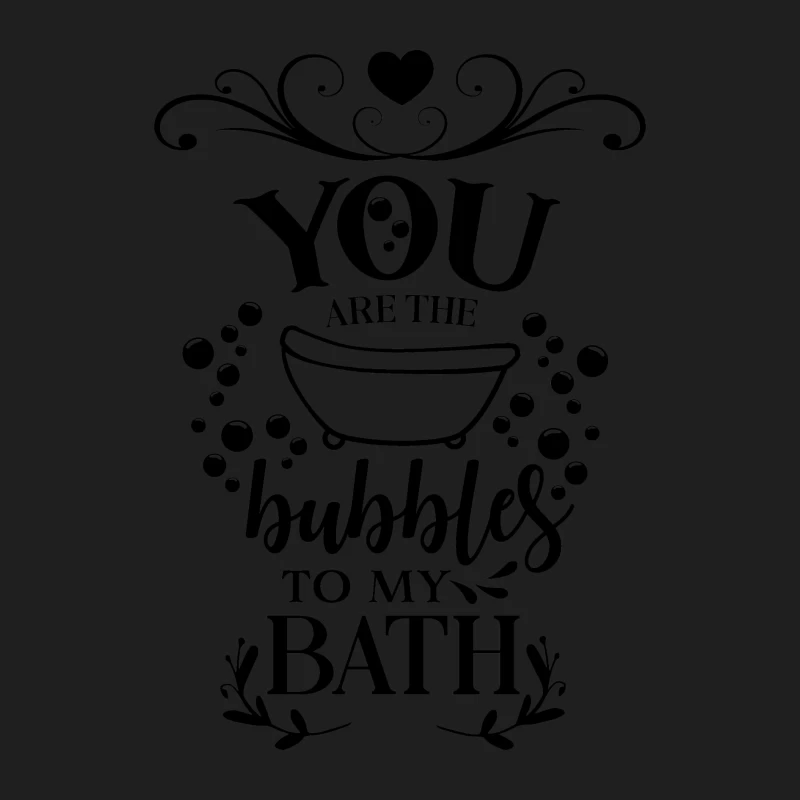 Message inspirant avec baignoire et bulles Homme Débardeur