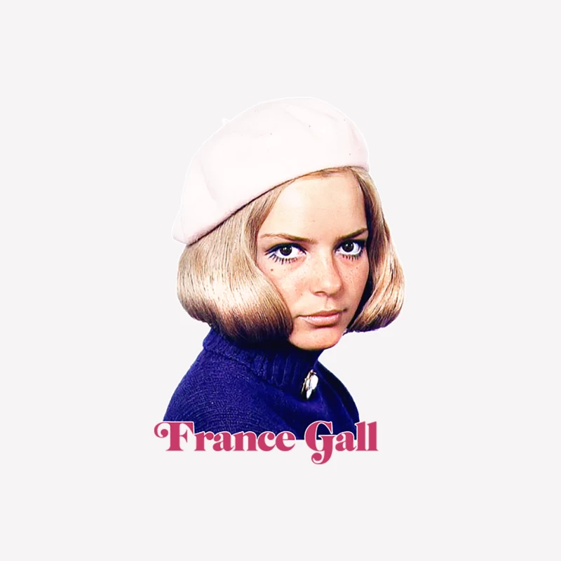 France Gall  60s Aesthetic Design Female T-Shirt