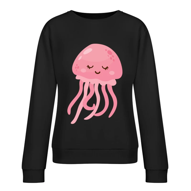 Méduses mignonnes et roses Femme Sweat-shirt à enfiler