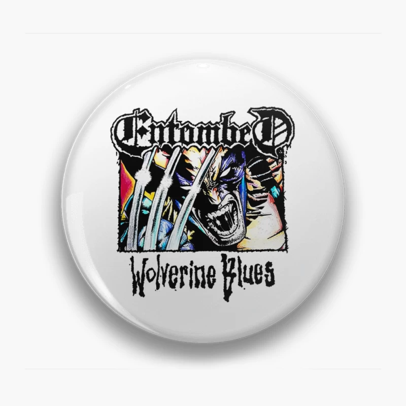 Entombed Wolverine Blues Vintage Pin