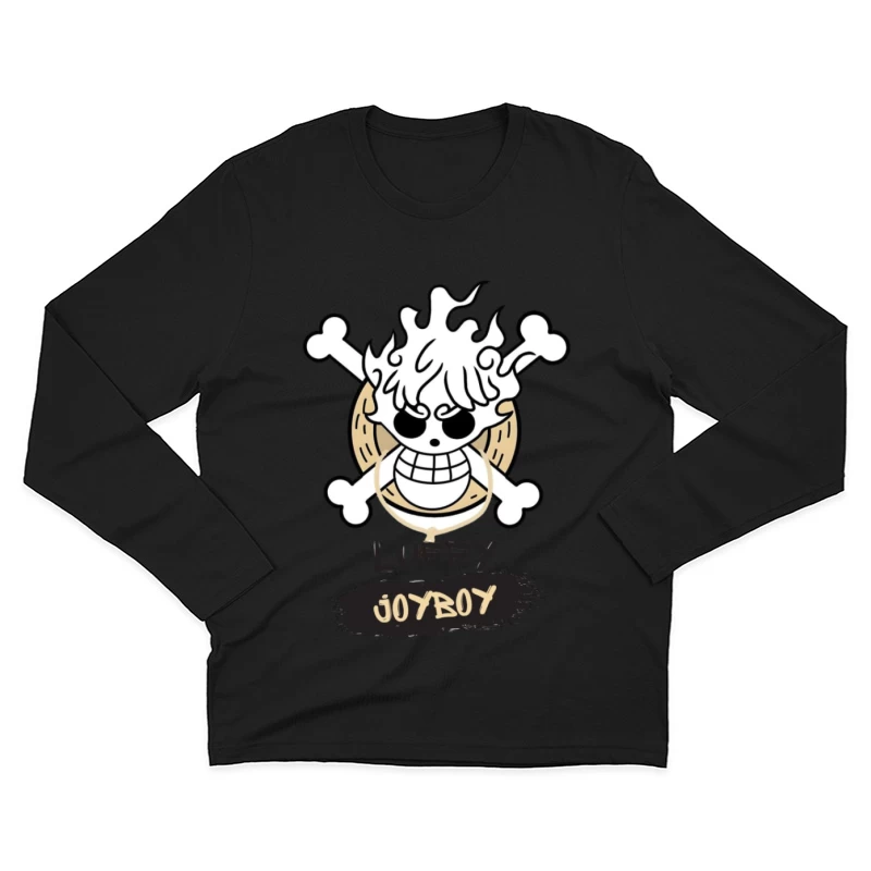 Piratenzeichen mit Luffy und Joyboy Herren Langarm T-Shirt