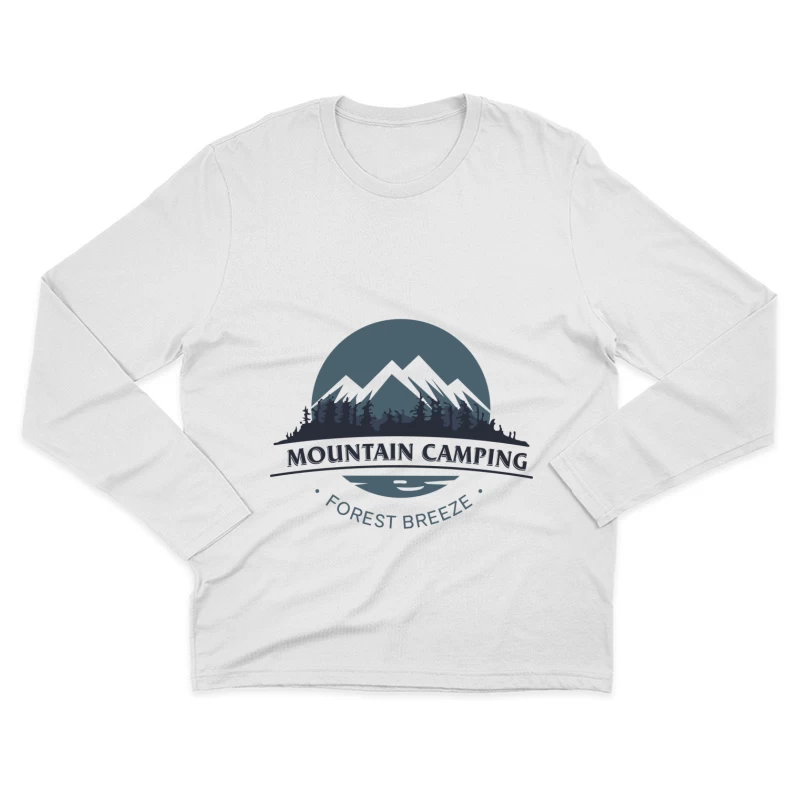 Bergcamping Abenteuer Herren Langarm T-Shirt