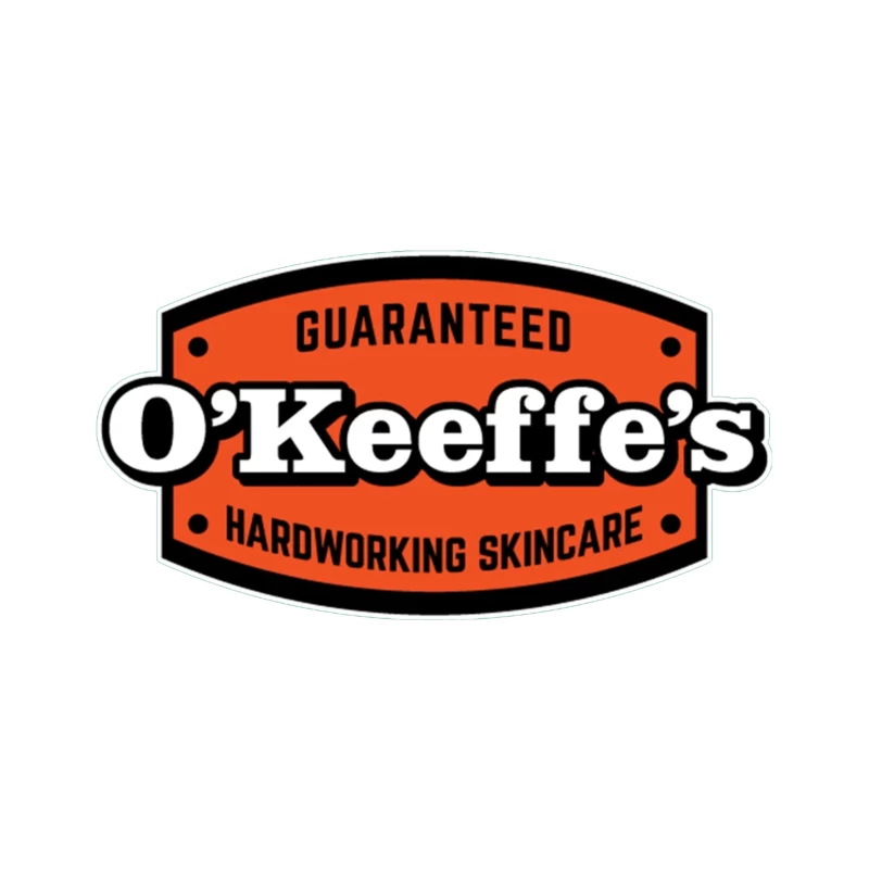 O'Keeffe's Hardworking Skincare Brand Logo Throw Pillow