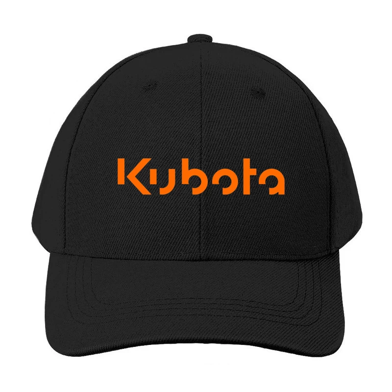 Kubota Corporation Orange Logo Design Baseball Cap