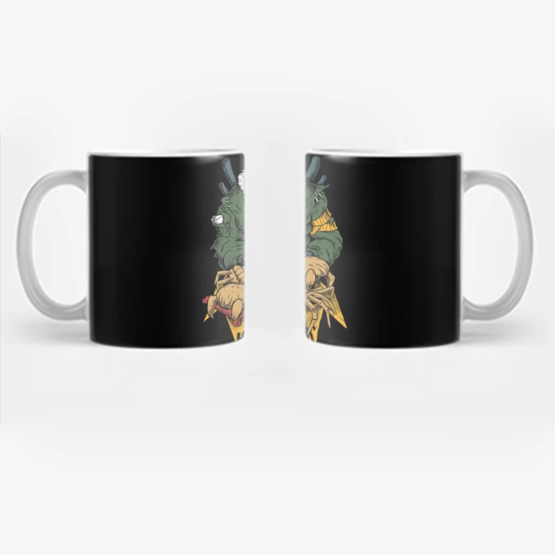 Monster Hat Vendor with Crabs Coffee Mug